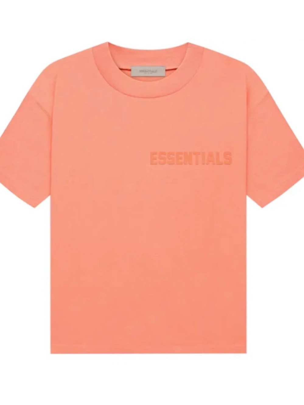 Fear of God Essentials Tee Shirt Coral/Salmon- 100% Authentic Brand New Size S